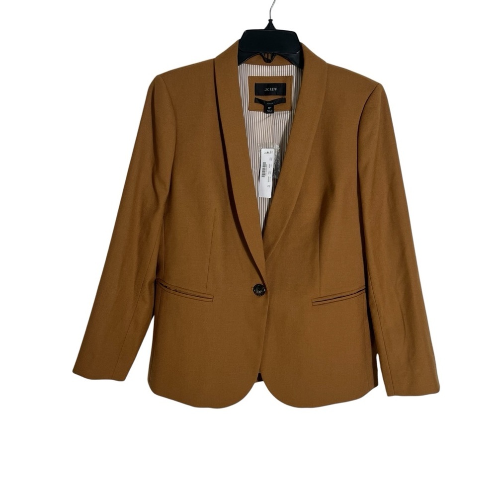 J. CREW Parke Camel Brown Wool Blazer J5628 - Picture 3 of 11
